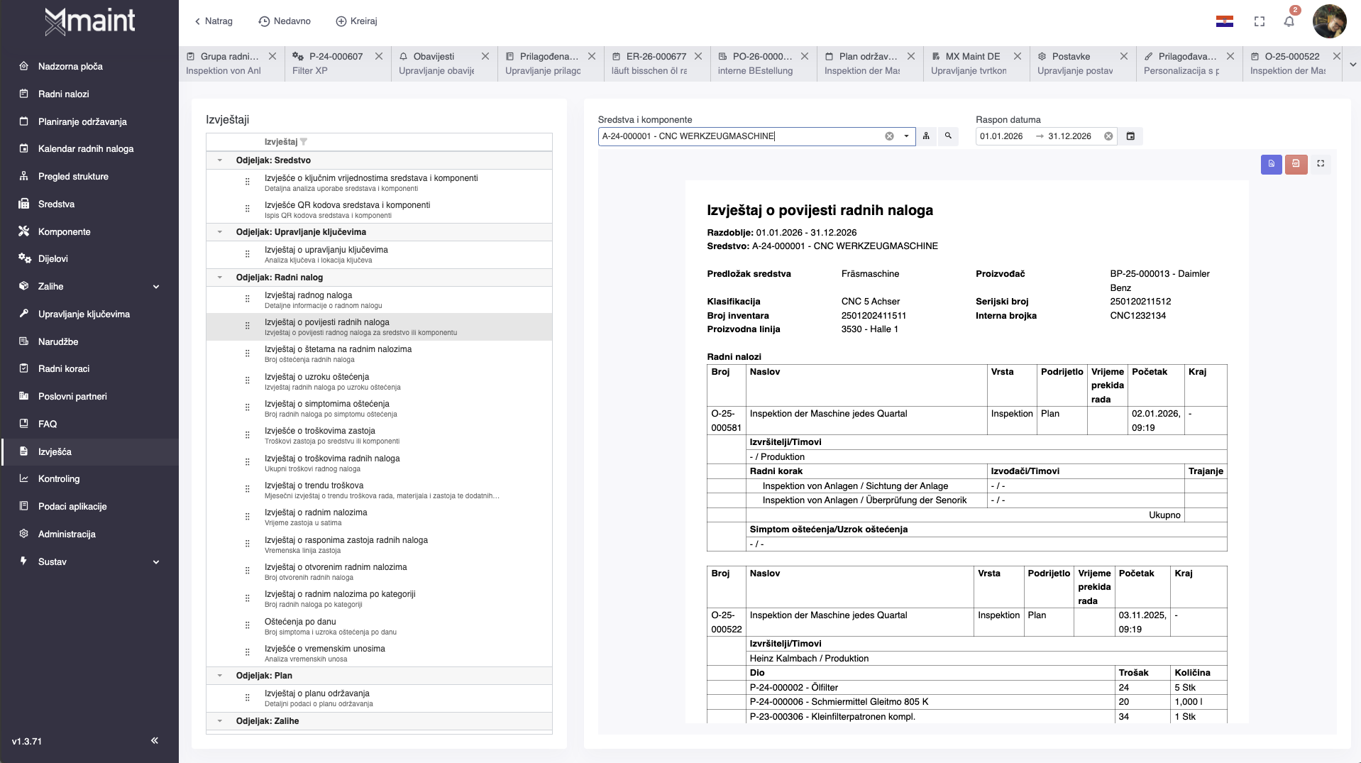 Operational and management reporting